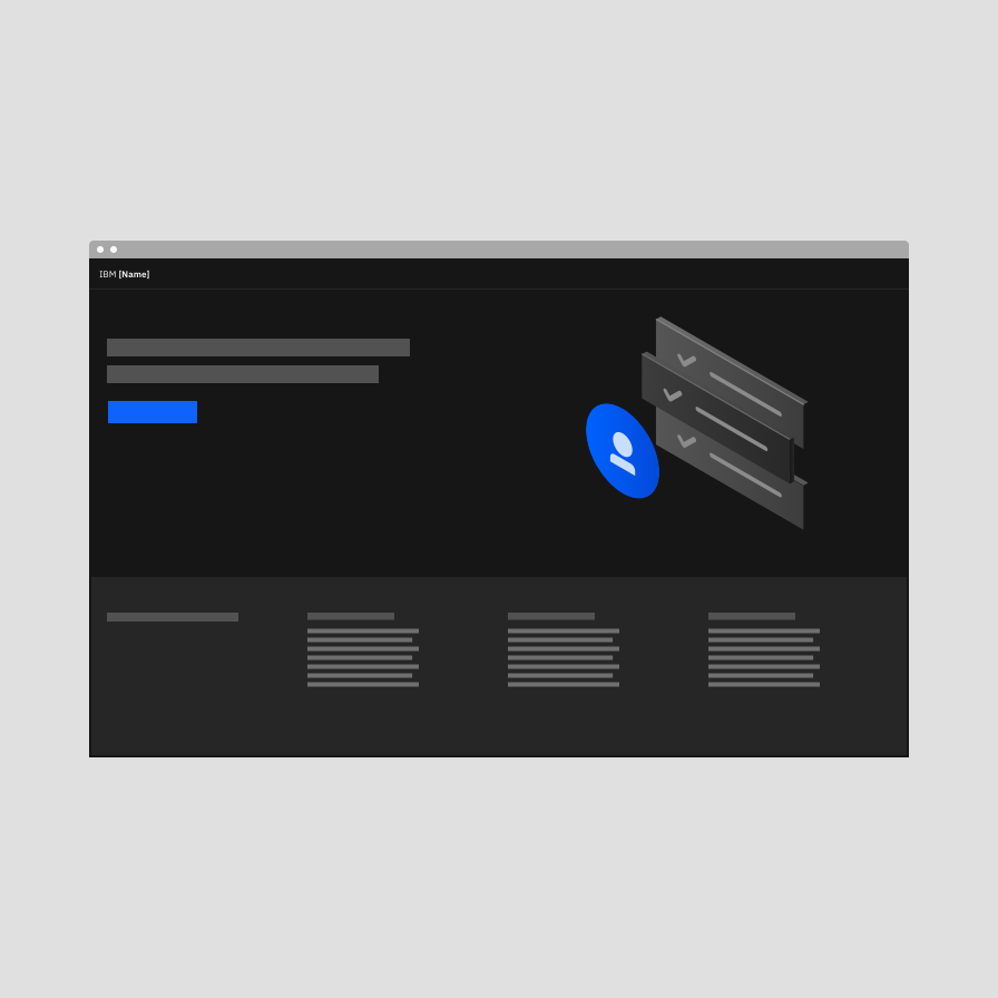 A dark UI featuring a dark themed illustration